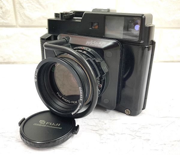 FUJIFILM 富士フイルム wide60 GS645S Professional中判カメラ+EBC FUJINON W 60mm 1:4レンズ シャッターOK fah 12A566_画像1
