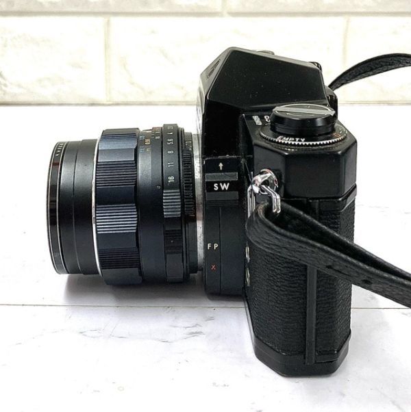 ASAHI PENTAX SPOTMATIC SP フィルムカメラ SMC TAKUMAR 1:1.4 50mm /1:3.5 28mm /SUPER KOMURA レンズ 動作未確認 fah 11A465_画像3
