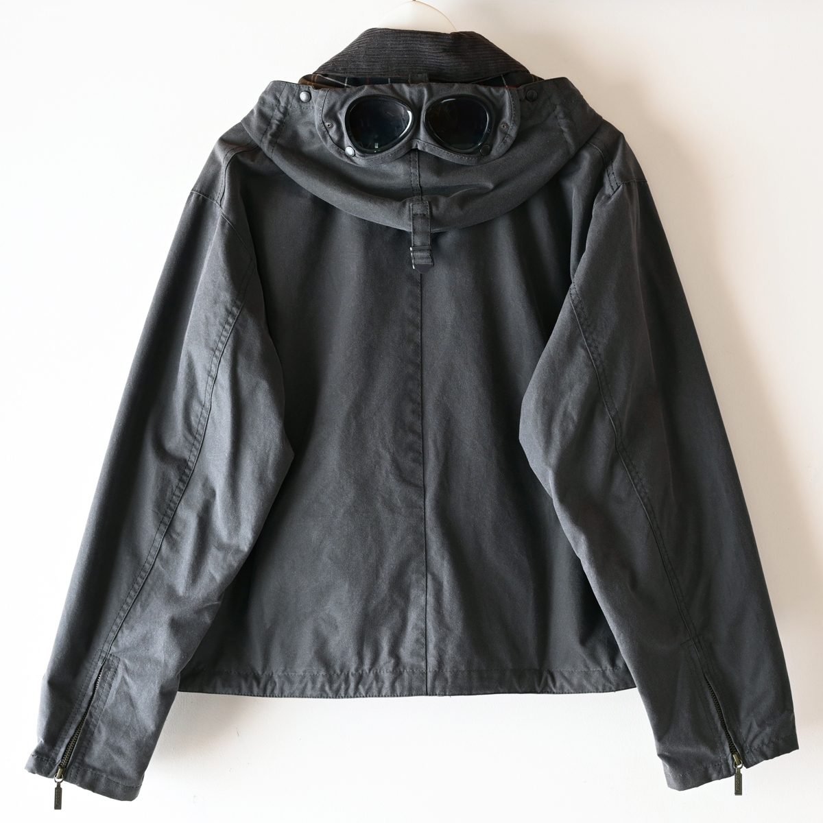 希少 Barbour × C.P. Company 50周年記念モデル La 500 Miglia Jacket グレー サイズM 2021AW / オイルドジャケット SPEY スペイ_画像2