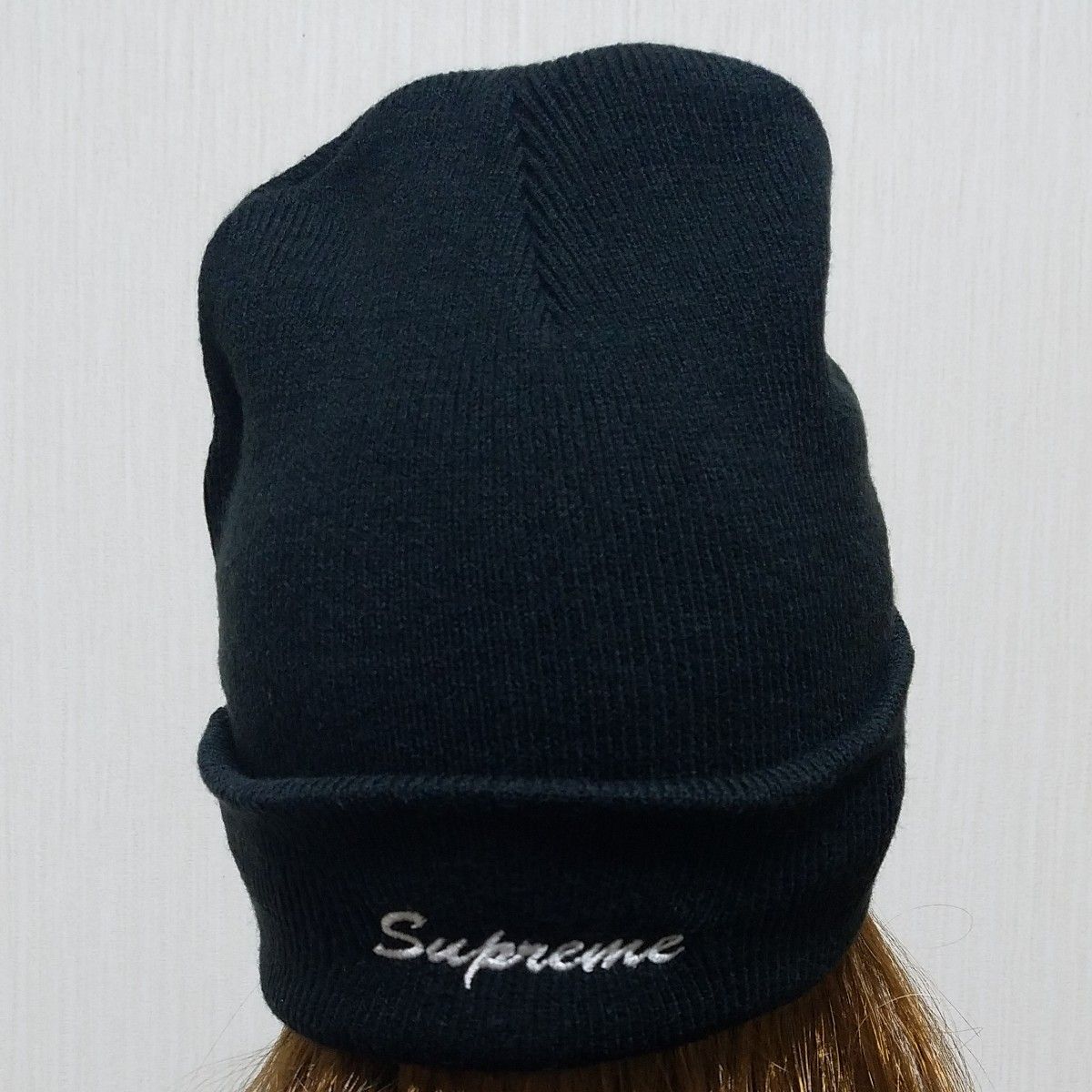 Supreme × Dickies ニットキャップ ビーニー ニット帽 使用感少 USED 正規品 シュプリーム ディッキーズ
