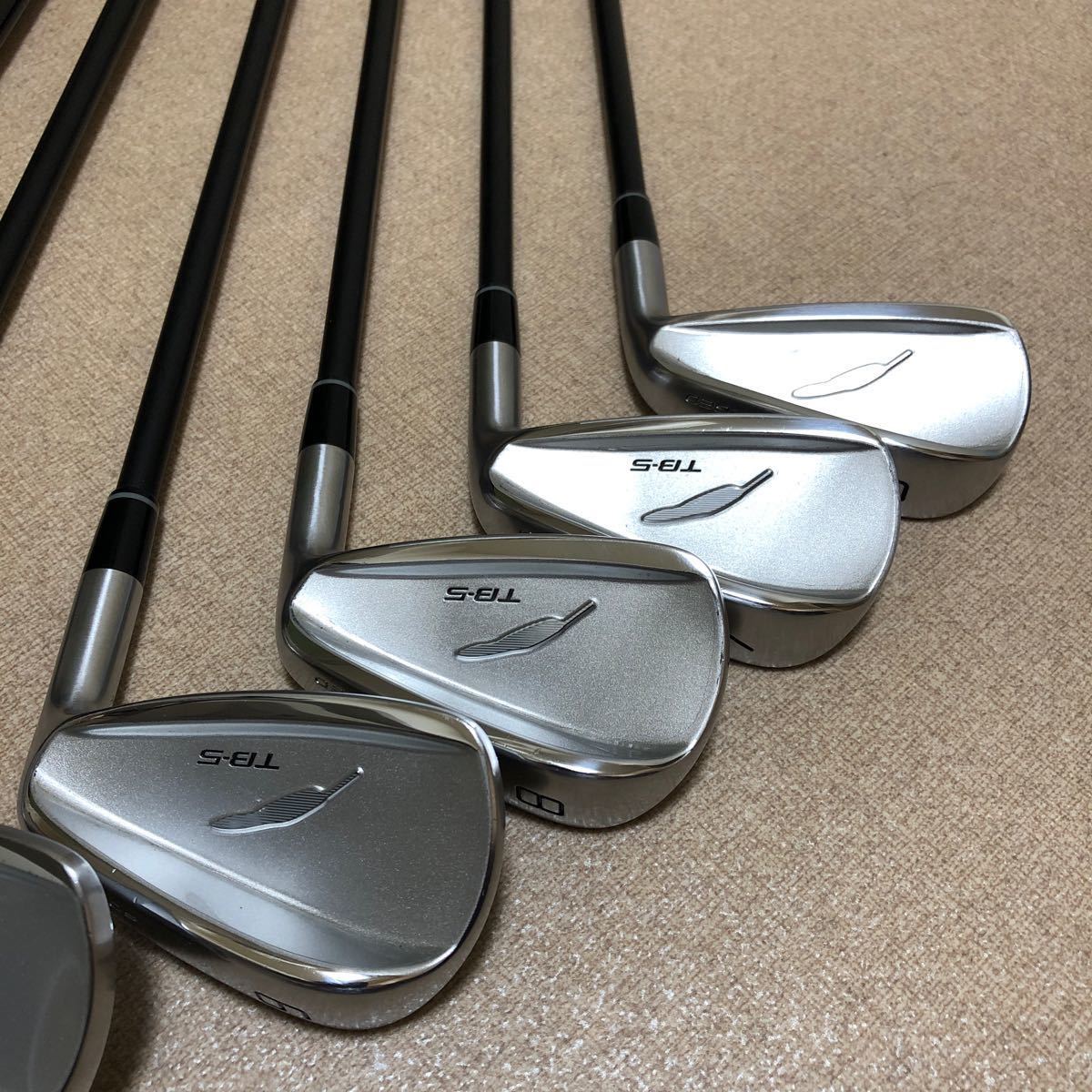 フォーティーン TB-5 FORGED アイアン FT-70iシャフト(6〜Pw 5本)+DJ-5 46度 FT62w カーボン_画像4