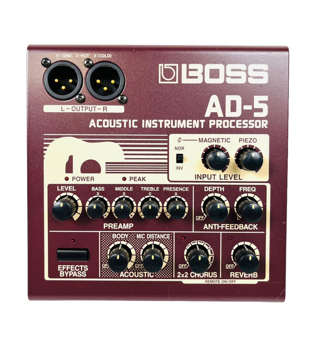 BOSS ボス アコースティックギター プリアンプ&マルチエフェクター Acoustic Instrument Processor AD-5_画像1