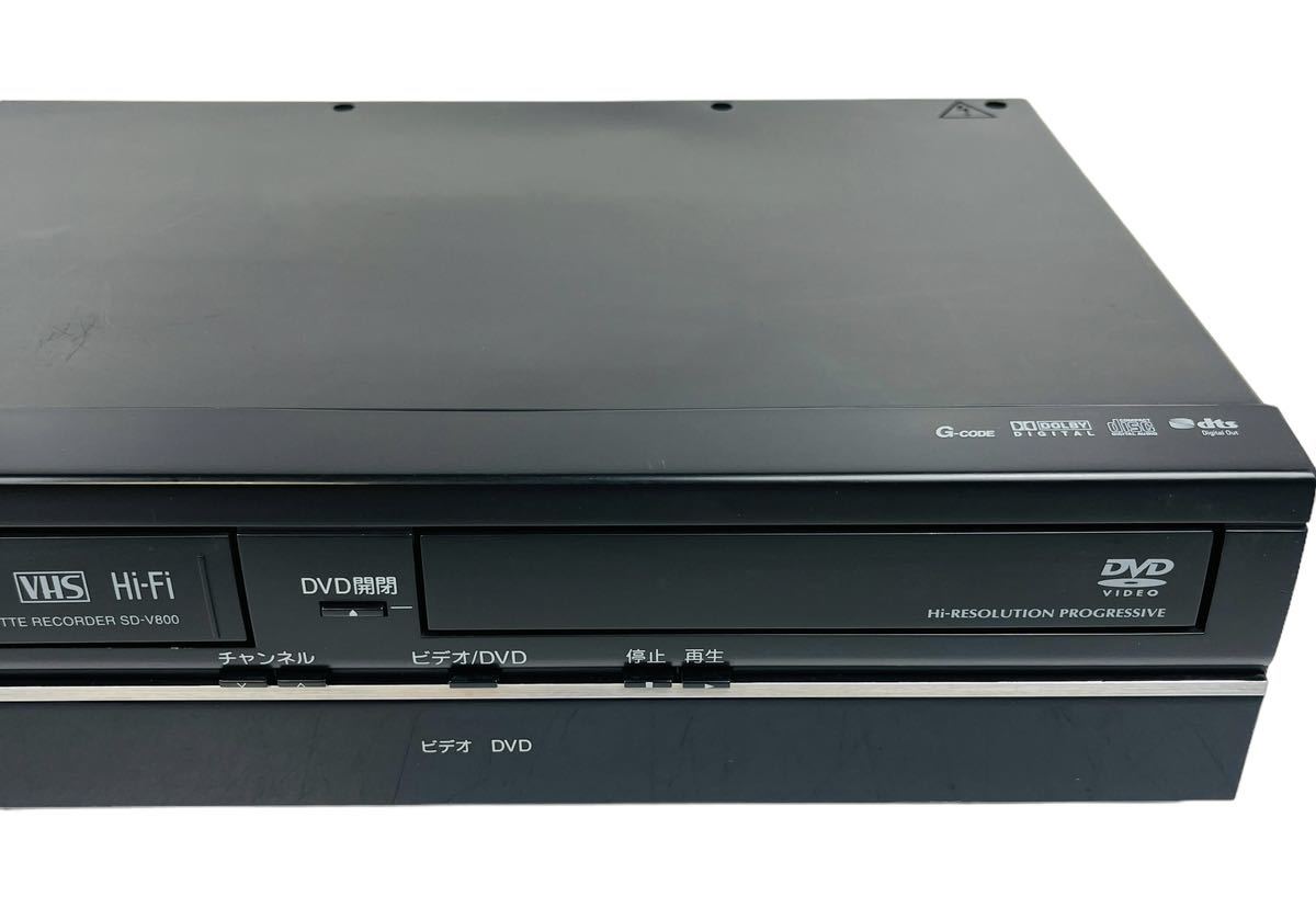 ■整備品■ TOSHIBA 東芝 VTR一体型DVDプレーヤー (VHSビデオ/DVD) SD-V800_画像6