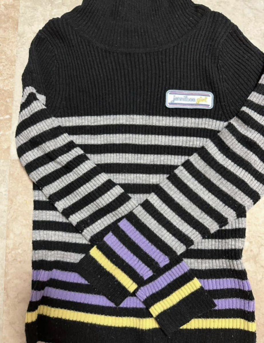  продажа комплектом комплект окантовка вязаный длинный рукав размер 130 девочка ребенок tops бренд одноцветный jenni Heart рисунок свитер Kids 