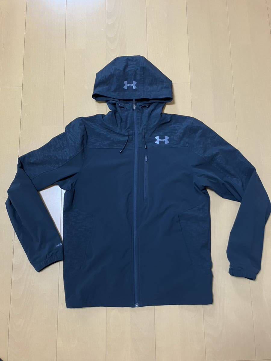 25 アンダーアーマー パーカー ストーム フルジップ トップス UNDER ARMOUR storm フーディー_画像1