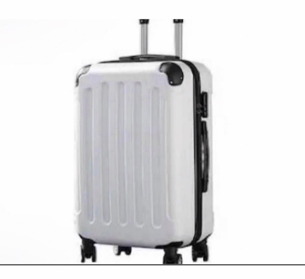 新品 超軽量 OK スーツケース Sサイズキャリーバッグ　ホワイト_画像1