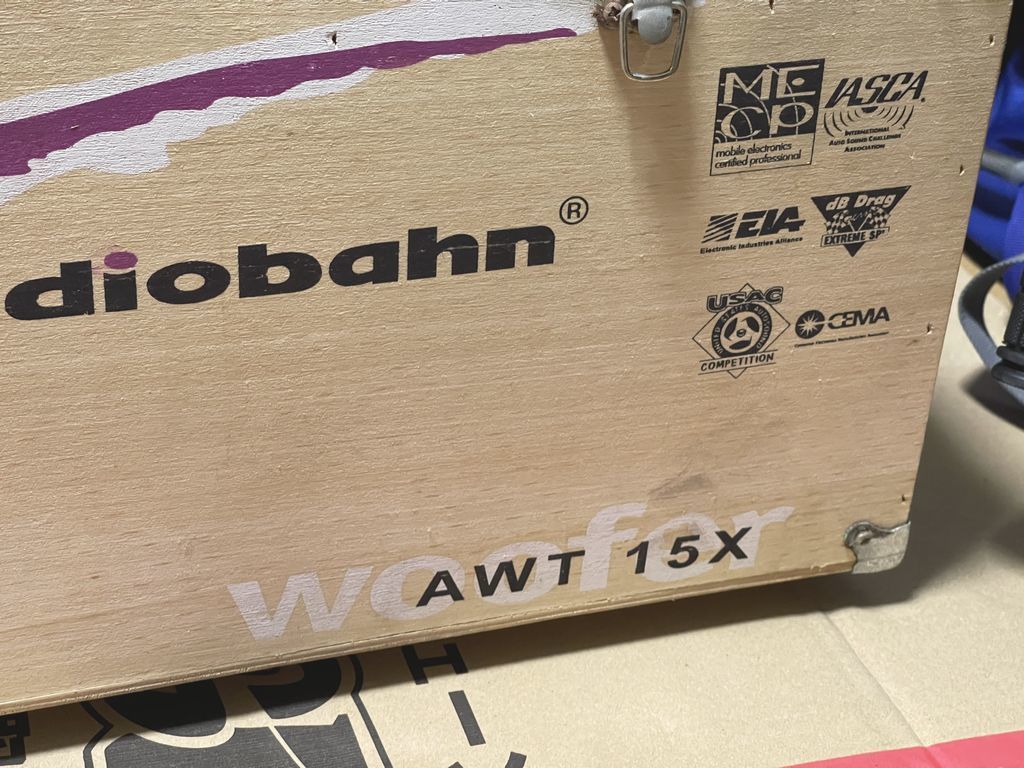 ■年末整理★15インチ 未使用　３０００ｗ　オーディオバーン AWT15X　サブウーファー ★１_画像4