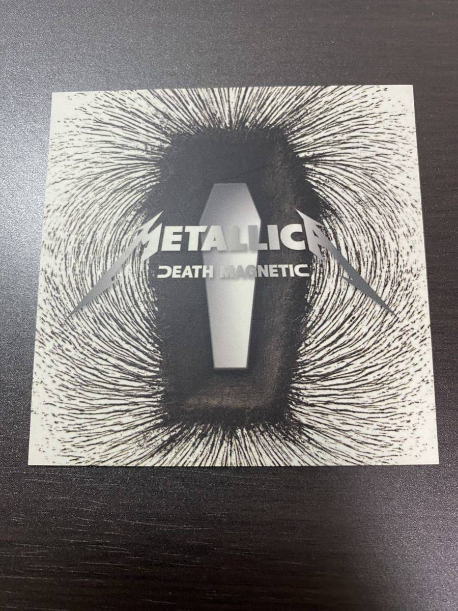 METALLICA DETH MGNETIC メタリカ デスマグネティック 販促品 非売品 ステッカー 未使用品_画像1