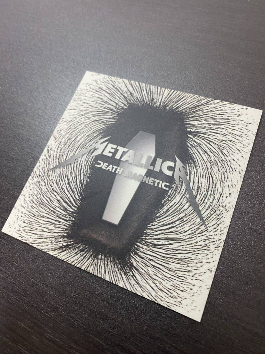 METALLICA DETH MGNETIC メタリカ デスマグネティック 販促品 非売品 ステッカー 未使用品_画像2