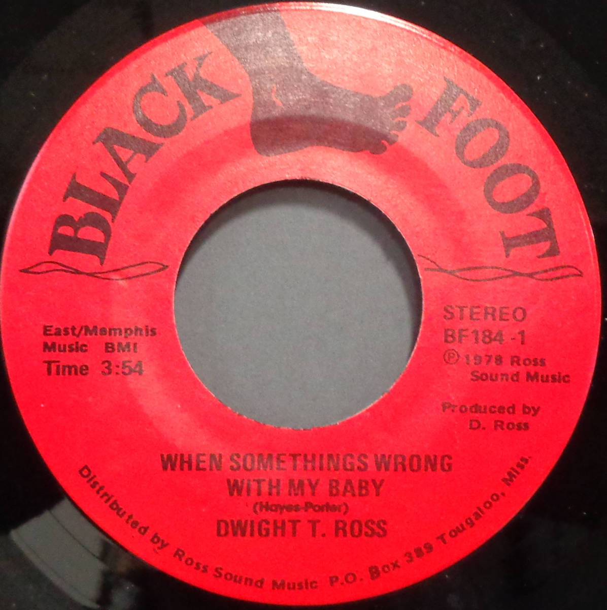 【SOUL 45】DWIGHT T. ROSS - WHEN SOMETHINGS WRONG WITH MY BABY / KEEP ON MOVING (s231214034) _画像1