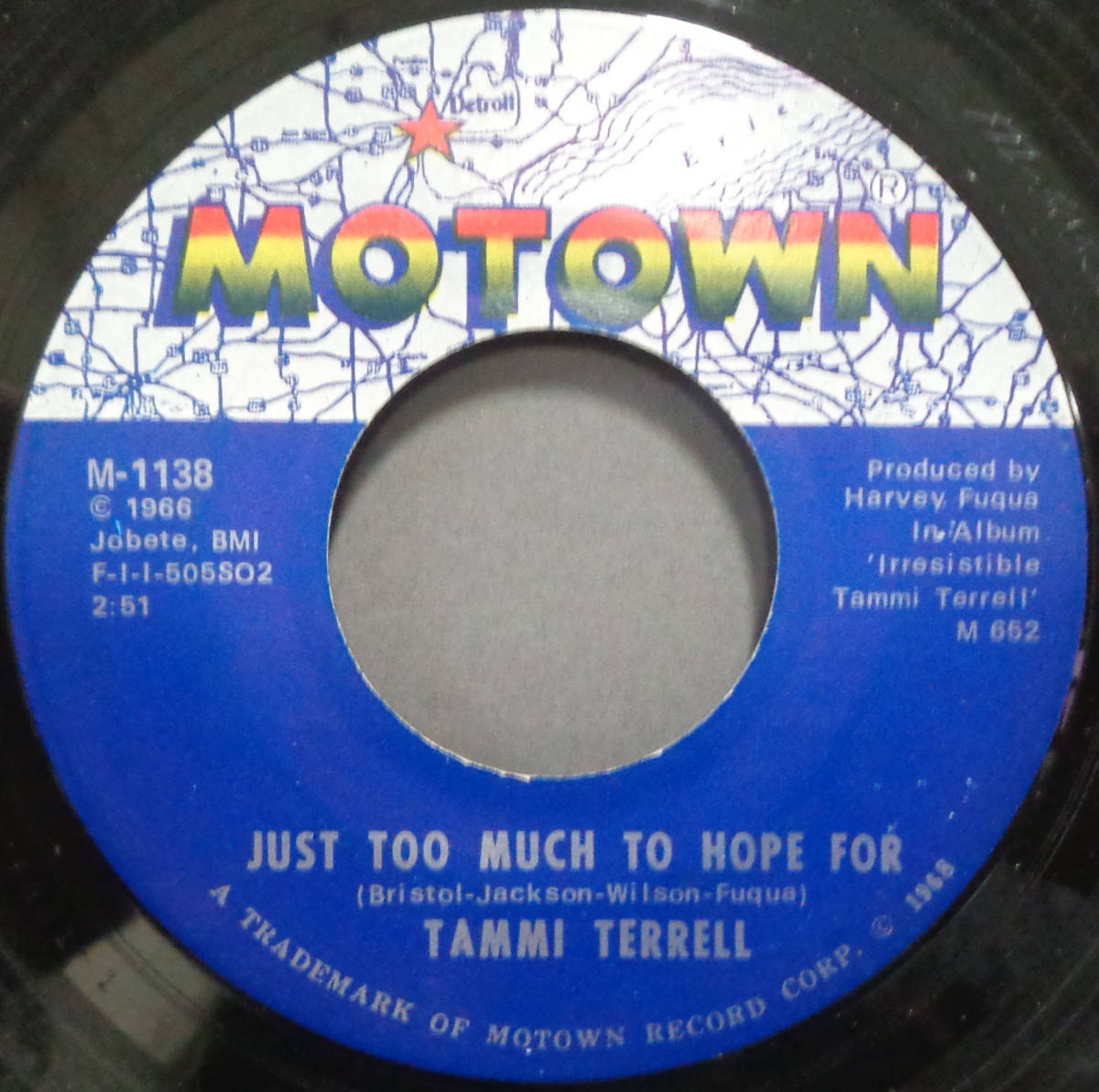 【SOUL 45】TAMMI TERRELL - JUST TOO MUCH TO HOPE FOR / THIS OLD HEART OF MINE (s231203017) _画像1