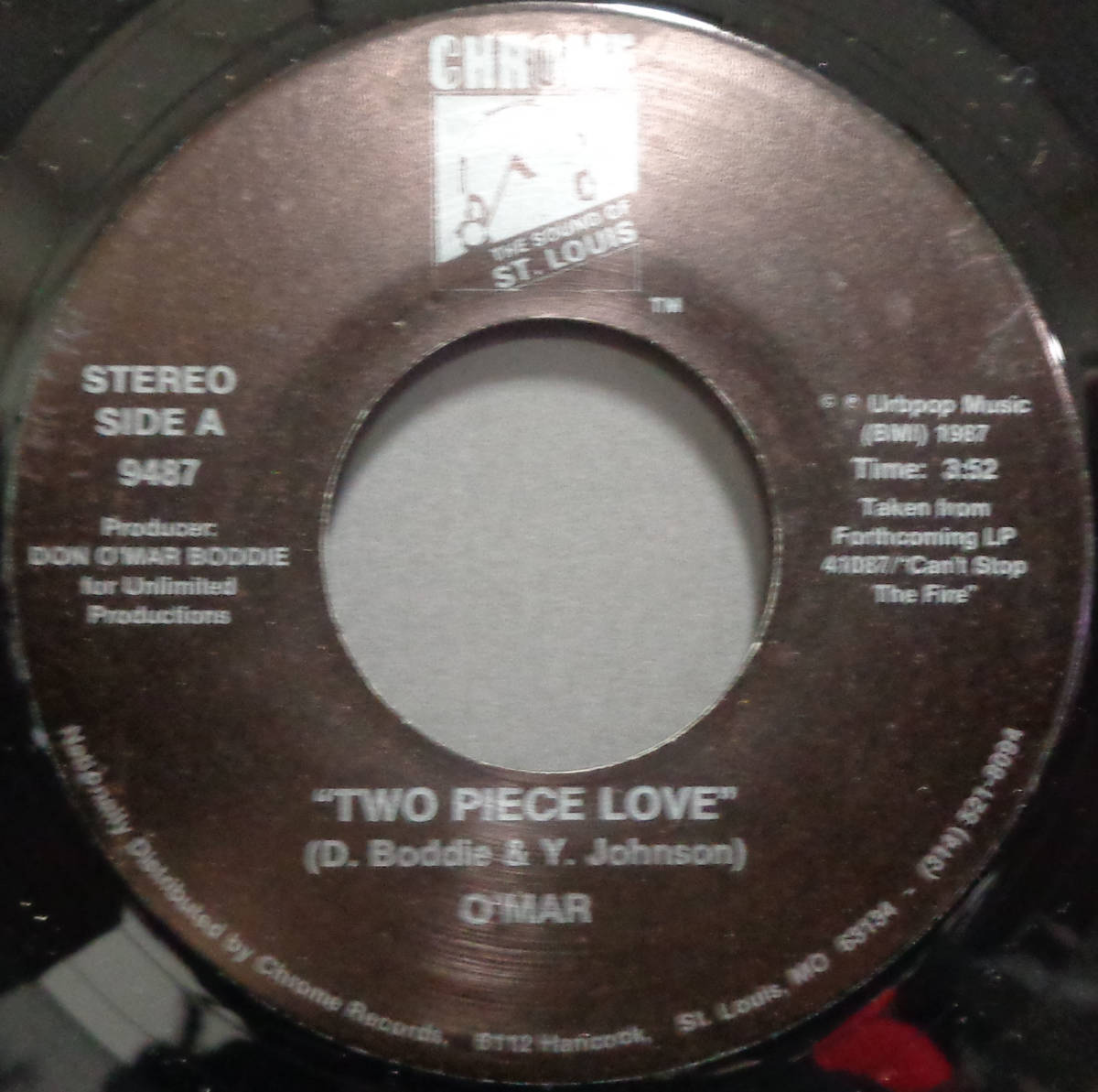 【SOUL 45】O'MAR - TWO PIECE LOVE / (INSTR.) (s231228007)_画像1