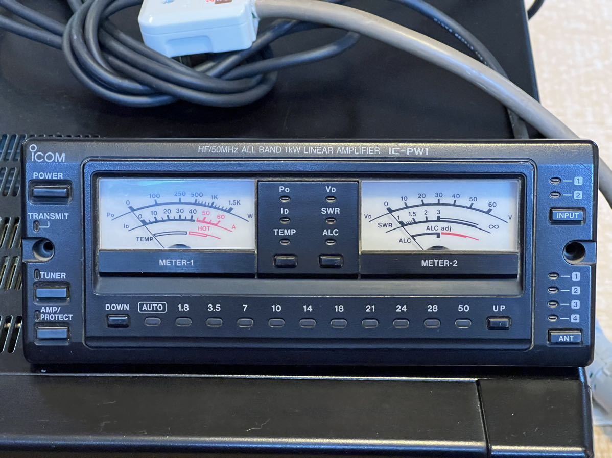 [動作品] IC-PW1 ICOM HFオールバンド+50MHz 1kWリニアアンプ アイコム アンプ アマチュア無線 電源 _画像2