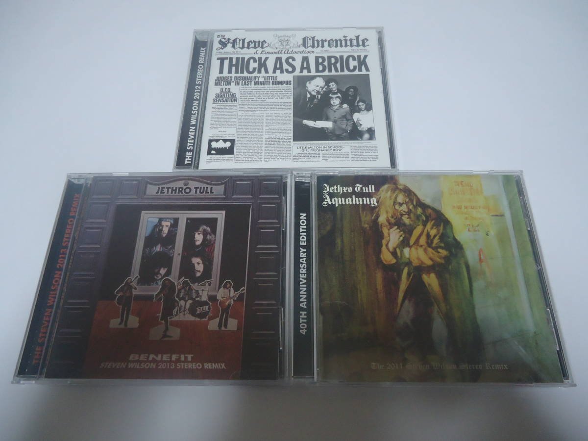 ★Jethro Tull(ジェスロ・タル) SHM-CD(ニュー・ミックス) 3枚セット Bemefit アクアラング Thick As A Brick(ジェラルドの汚れなき世界)_画像1