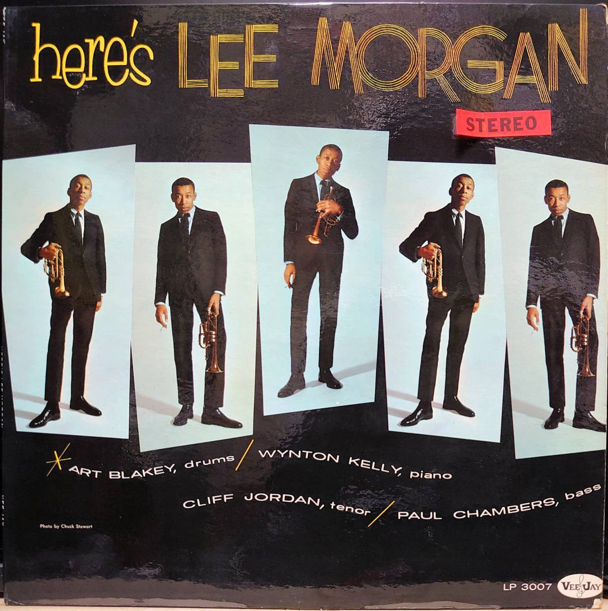 ■【US Veejay,虹色レーベル,美盤】 Lee Morgan / Here's Lee Morgan LP3007 モブレー「ソウル・ステーション」のリズム隊による演奏_画像1