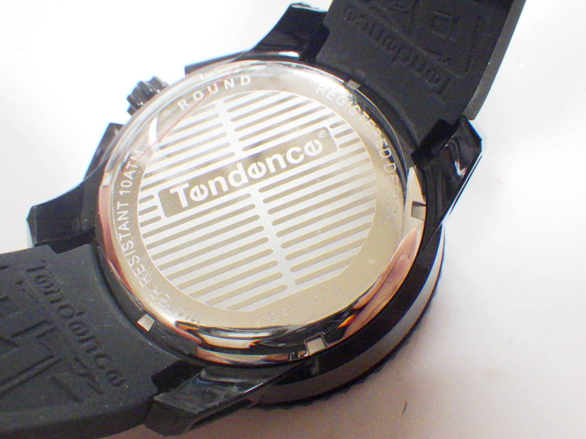 Tendenceテンデンス ガリバー クオーツ クロノグラフ腕時計 TG460010　#467_画像2