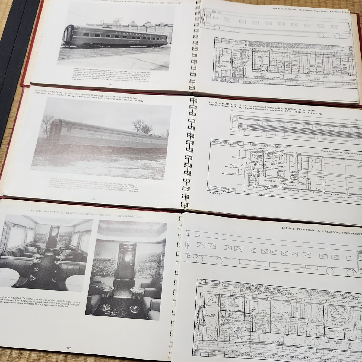 THE OFFICAL PULLMAN-STANDARD Vol.1～6 サンタフェ　ニューヨークセントラル サザンパシフィック等 洋書 鉄道 100s23-4595_画像6