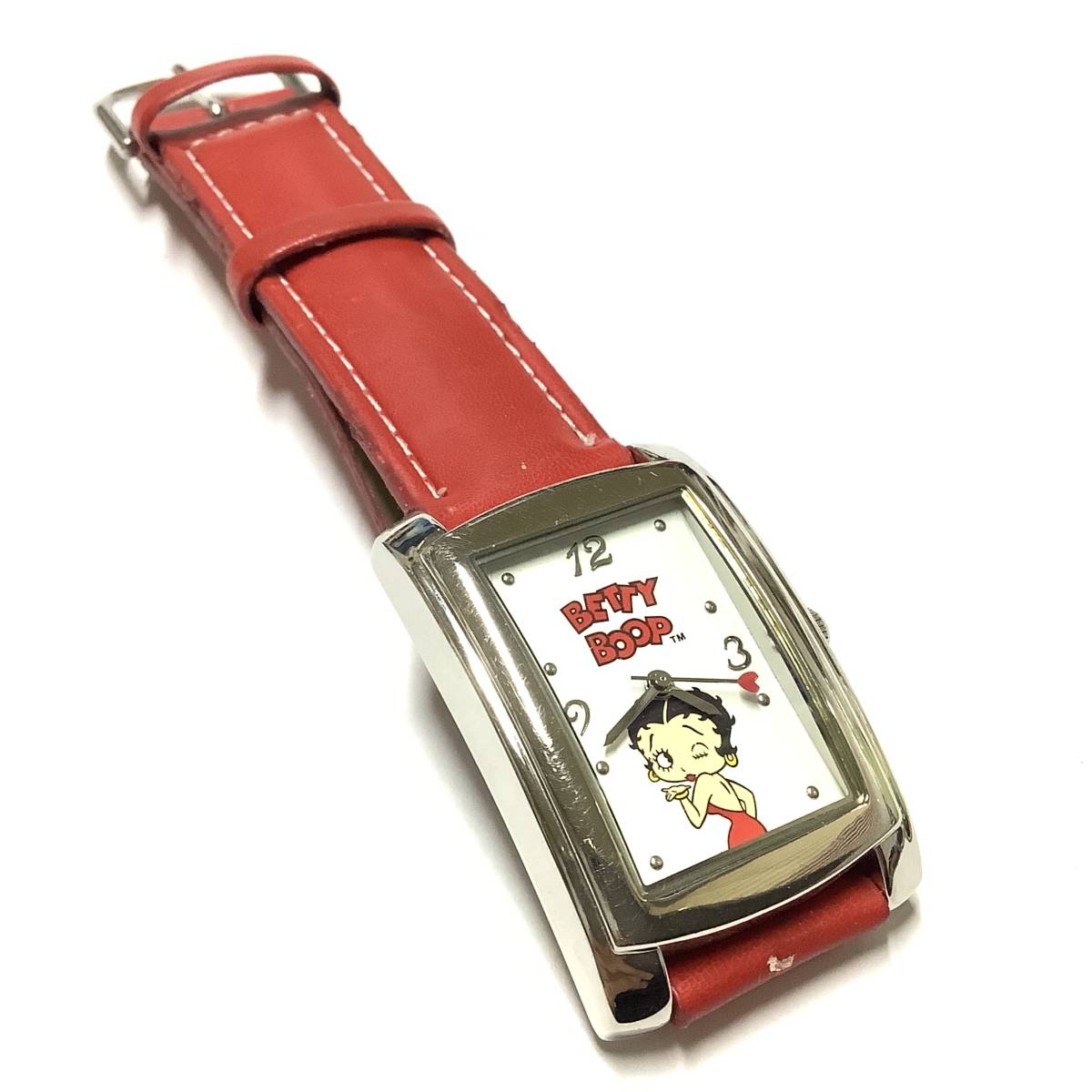 【中古ビンテージ、電池交換済み】2006年製 BettyBoop ベティブープ ベティ・ブープ ベティちゃん 腕時計 キャラクターウォッチ アメコミ_画像1