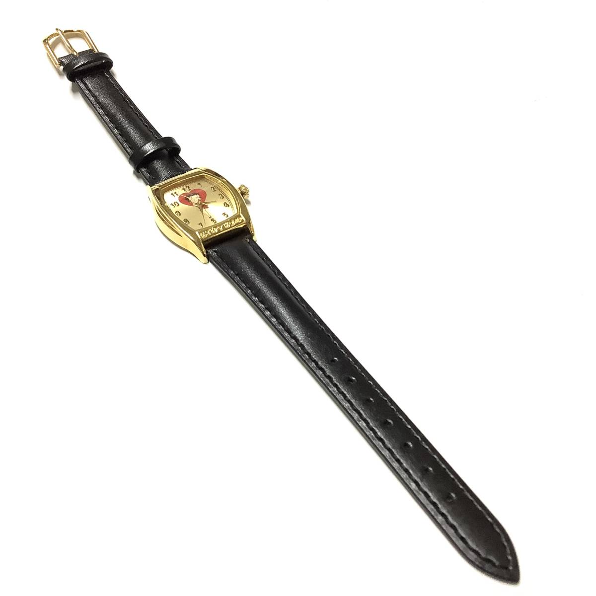 [ used Vintage, belt & battery replaced ]2003 year made BettyBoopbetib-pbeti*b-pbeti Chan wristwatch character watch 