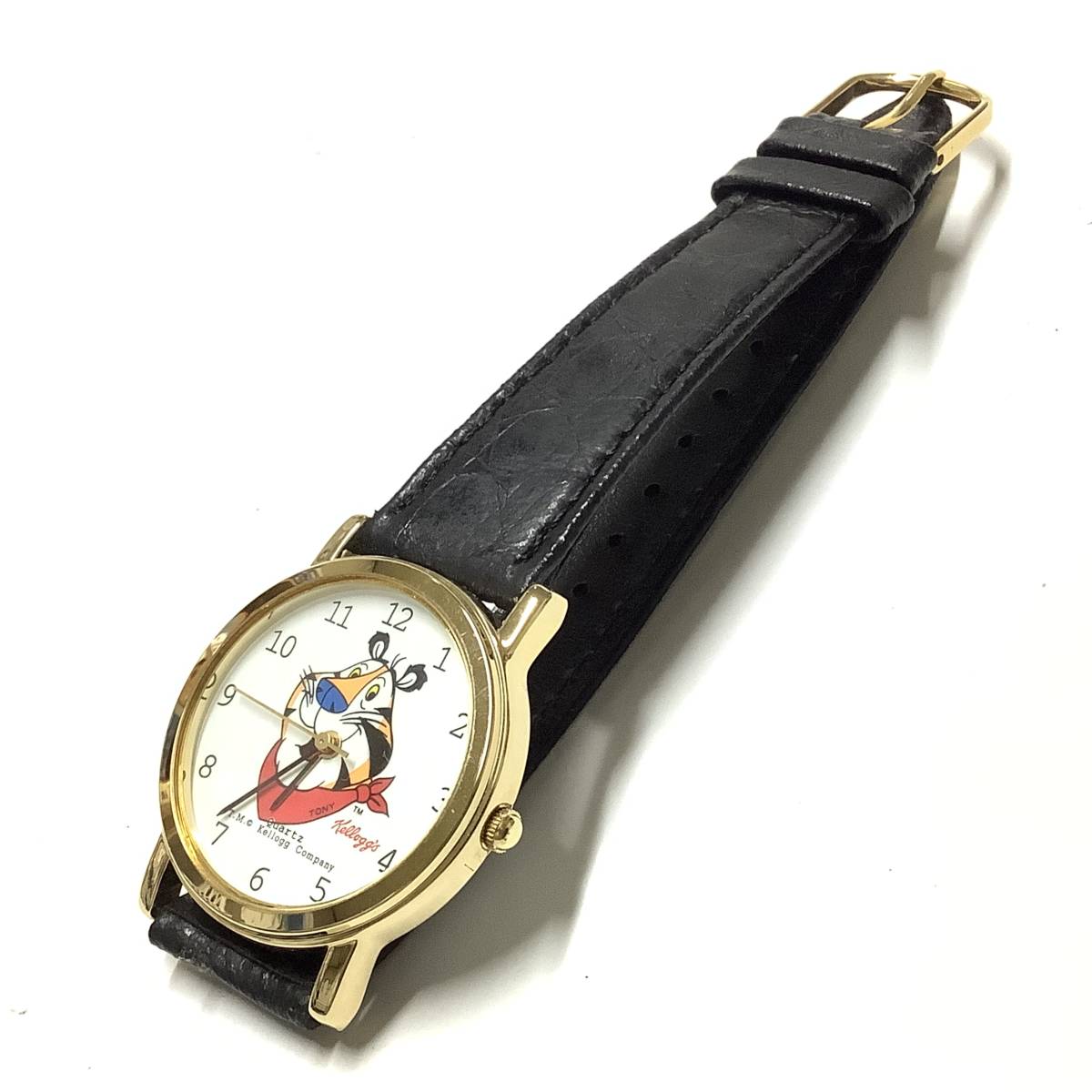 [ new goods unused, battery replaced ] enterprise thing not for sale limitation kerogKellogg´s Tony * The * Tiger wristwatch character watch 