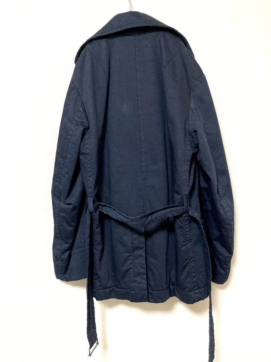  Dries Van Noten DRIES VAN NOTEN double breast pateto cotton inside bell tedo jacket men's navy navy blue S outer 