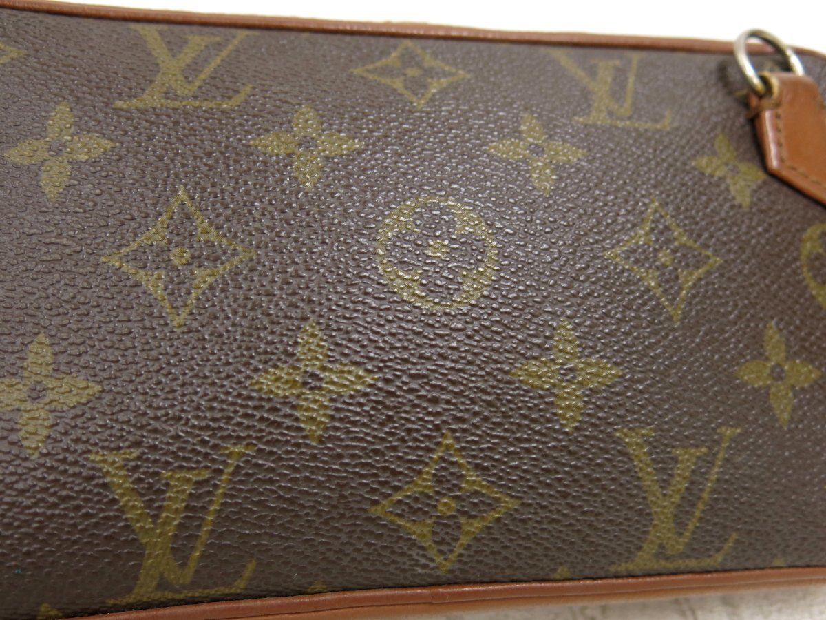 ◆美品◆LOUIS VUITTON ルイ・ヴィトン◆PVC カーフ レザー 本革◆ショルダー クラッチ バッグ◆ブラウン系 G金具◆ヴィンテージ◆A3508_画像7