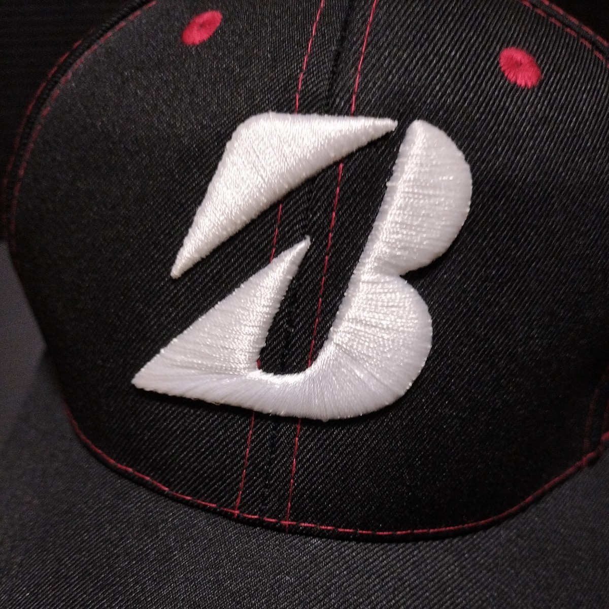 ● ブリヂストン「　B　キャップ」ロゴ　刺繍 帽子 ブリジストン　BRIDGESTONE_画像3