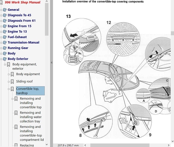 ポルシェ 911 996 カレラ & GT3 ワークショップマニュアル Ver2 整備書 配線図 ボディー修理 パーツリスト オーナーズマニュアル 修理書_画像3