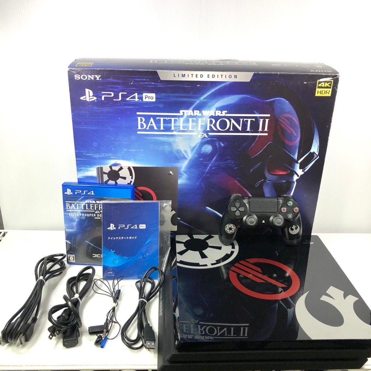 ★1円~ 動作確認済み PlayStation4 Pro Star Wars Battlefront II Limited Edition バトルフロント リミテッド