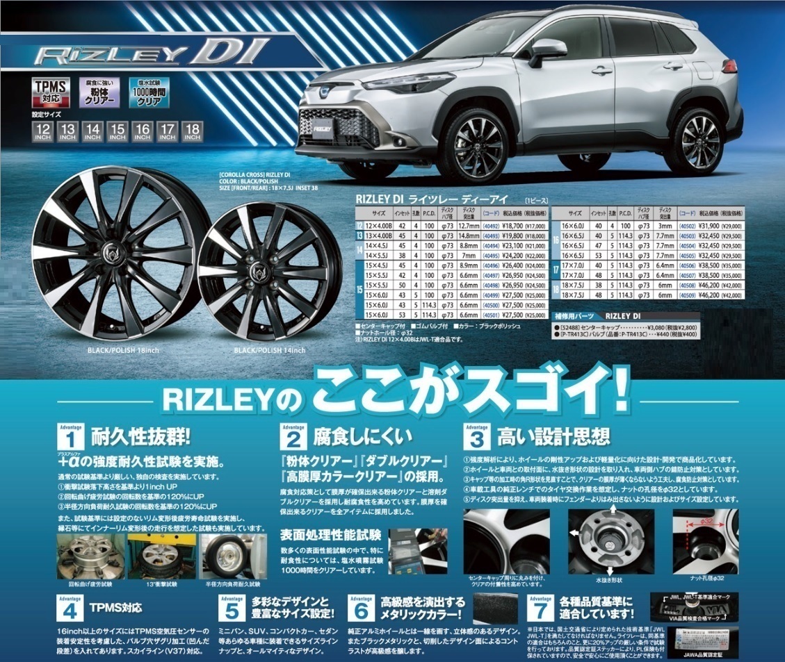 取寄せ品 WEDS ライツレーDI ブリヂストン BLIZZAK VRX2 2023年 155/65R13インチ ワゴンR アルトラパン パレット MRワゴン セルボ_画像8