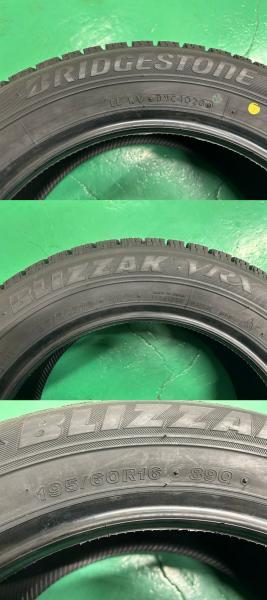 【東大宮】新品アウトレット スタッドレス BS VRX 195/60R16 2020製 4本セット ウィッシュ イスト セレナ ベンツ Cクラス W204 C204