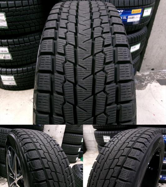 ◆2020年製国産中古スタッドレス付◆ライツレー + ヨコハマアイスガードSUV G075 225/60R18インチ◆レクサスNXハリアーRAV4など_画像7