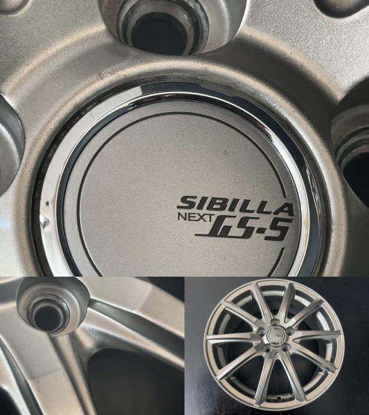 トピー SIBILLA NEXT GS-5 6J-16 +45 100 5H ダークシルバー アロースピード S-01 205/55R16 94W CT ウィッシュプリウスなどに 須賀川店_画像5