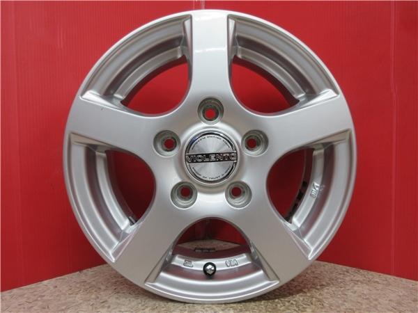 送料無料 4本 ダンロップ VIOLENTO 13inch ホイール セット 5J +45 5H 114.3 S400系 トヨタ タウンエース ライトエース 新潟の画像2