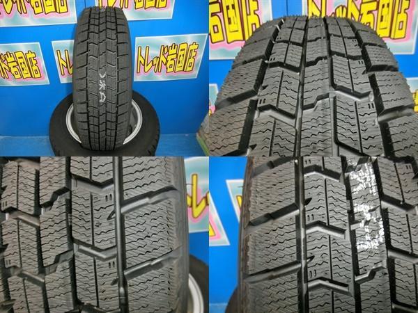 送料無料 新品未使用 スタッドレス 倉庫管理品 グッドイヤー アイスナビ７ 165/65R14 79Q 2023年製 ホイール 4本 ルーミー パッソ_画像4