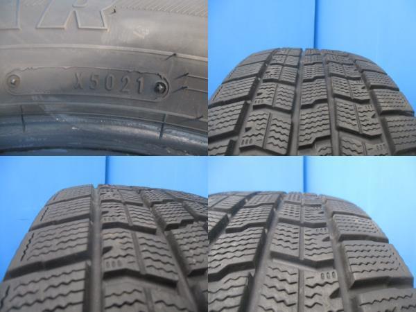 4本 2021年製 中古 スタッドレス タイヤ グッドイヤー ICE NAVI7 205/65R16 95Q アルファード エスティマ ヤリスクロス CR-Vなど_画像4