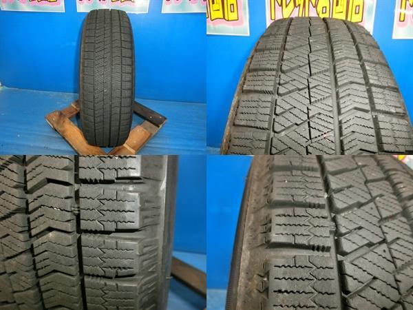 送料無料 中古 スタッドレス タイヤ ブリヂストン ブリザック VRX2 175/60R16 82Q 美品 ホイール 4本 アクア ラクティス_画像6