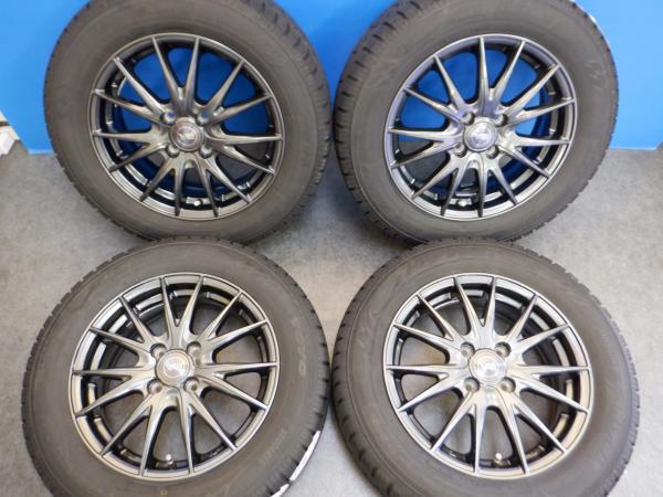 【送料無料】2020年製 国産 深溝 TOYO GARIT OBSERVE GIZ【185/65R15 88Q】WEDS VELVA SPORT【15インチ 5.5J +50】GB3 GB4 フリード_画像1