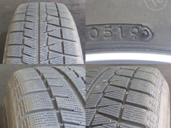 中古 セット 205/65R15 ブリヂストン ICE PARTNER 2 ティラード α 6.0 15 5H 114.3 +45 スタッドレス ホイールセット 白河_画像9