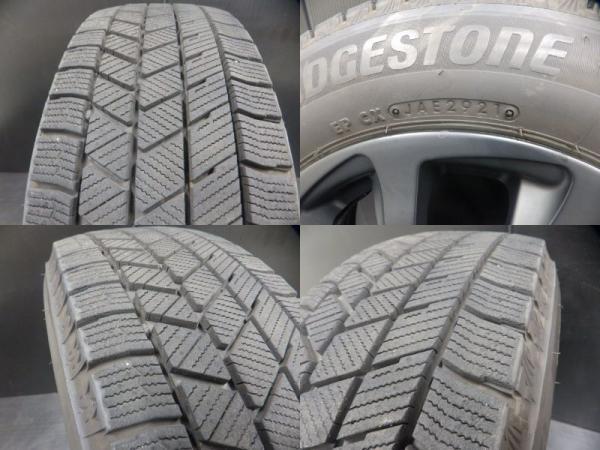 バリ溝 中古セット VRX3 165/65R14 ブリヂストン BLIZZAK BALMINUM TR10 5.5 14 4H 100 +39 ホイールセット パッソ タンク トール 白河_画像8