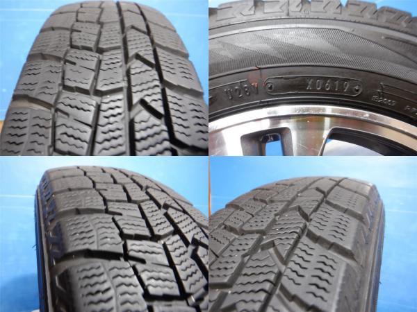 中古スタッドレスセット N-BOX 純正 14x4.5J+40 4H100 + ダンロップ WINTER MAXX02 155/65R14 N-BOX N-ONE N/ N-ONE N-WGN_画像4