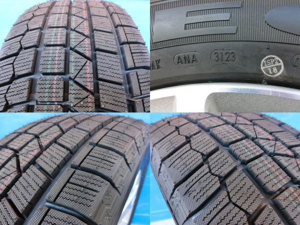 アウトランダー エクリプスクロス スタッドレス ホイール 4本 新品 KENDA KR36 225/55R18 + 中古 三菱 デリカD:5 純正 18インチ 岡崎_画像8