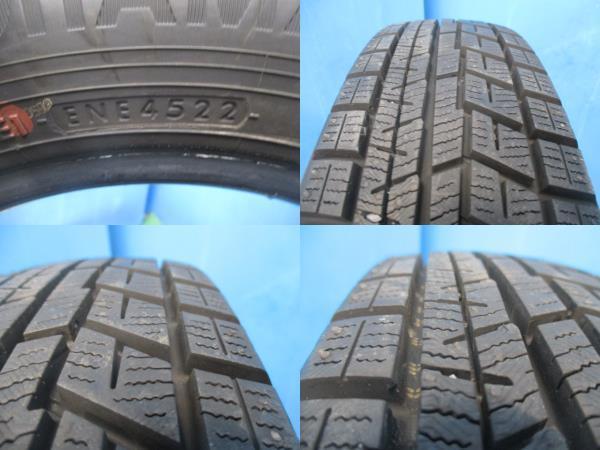 4本 バリ山!! 2021年製 中古 スタッドレス タイヤ ヨコハマ iceGUARD iG60 155/65R13 73Q モコ ルークス アルト ワゴンR ムーヴなどに_画像2