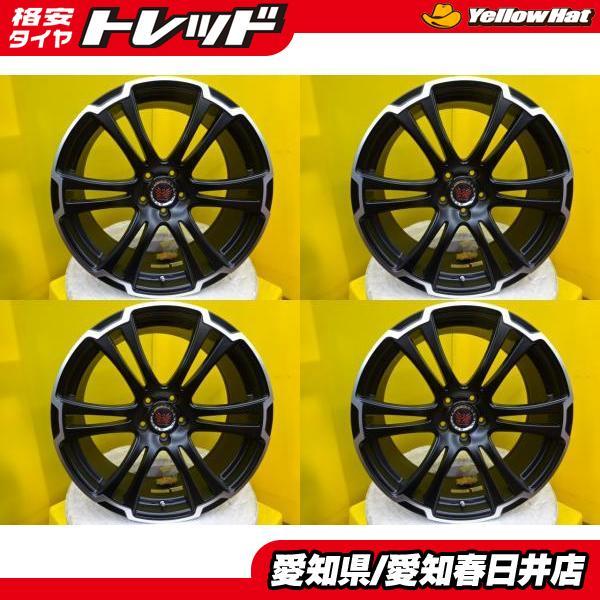 在庫処分 即決 送料無料 新品 20インチ ドゥオール フェニーチェTW1 8.5 +35 5穴 114.3 ブラックポリッシュ アルミホイール 4本セット_画像1