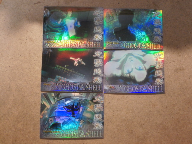 ##攻殻機動隊## GHOST IN THE SHELL・クロミウム仕様カード　57種96枚（Sカード他：9種10枚含）＋おまけ_画像2