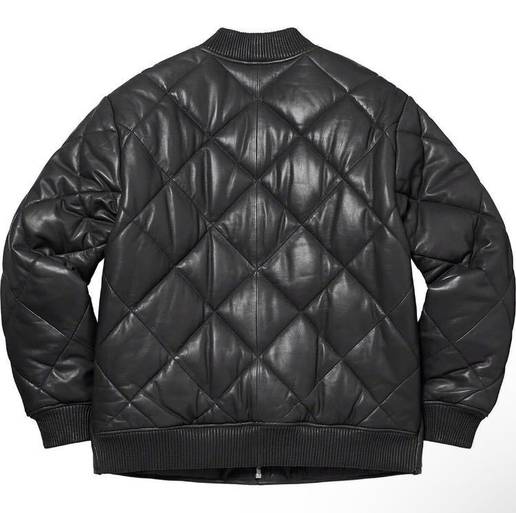 22AW Supreme Quilted Leather Work Jacket L キルティング レザー ワーク ジャケット シュプリーム_画像3