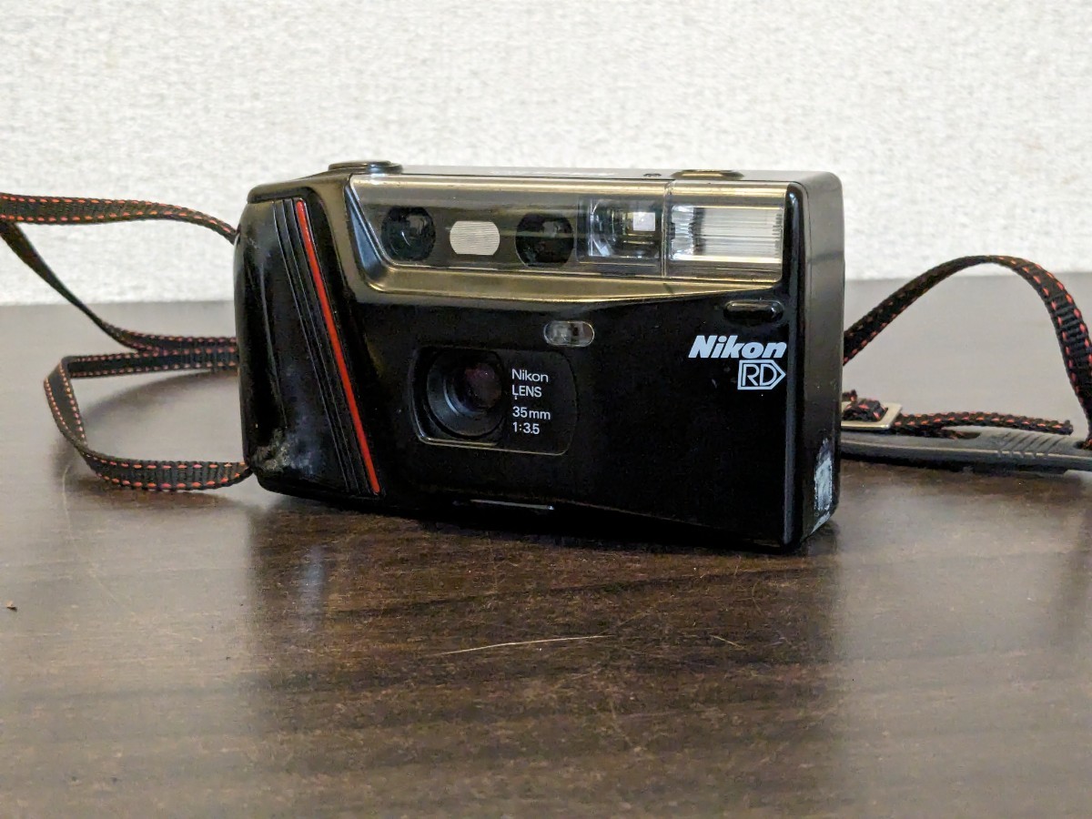 NIKON RD コンパクトフィルムカメラ　ケース付き LENS 35mm 1:3.5　ニコン　Y564_画像1