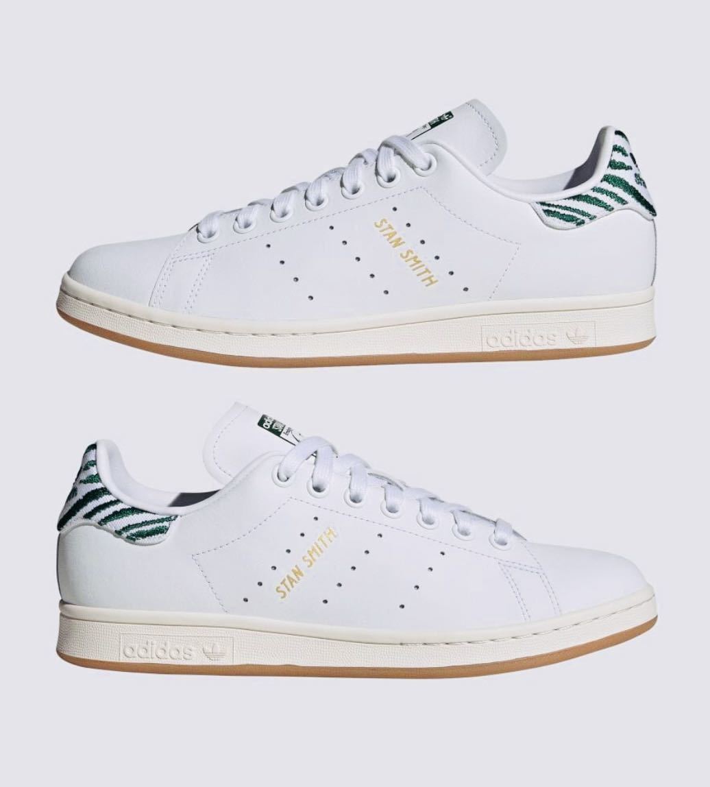 ☆送料込◆新品26.0cm◆adidas STAN SMITH アディダス スタンスミス フットウェアホワイト/コアホワイト/ダークグリーン_画像9