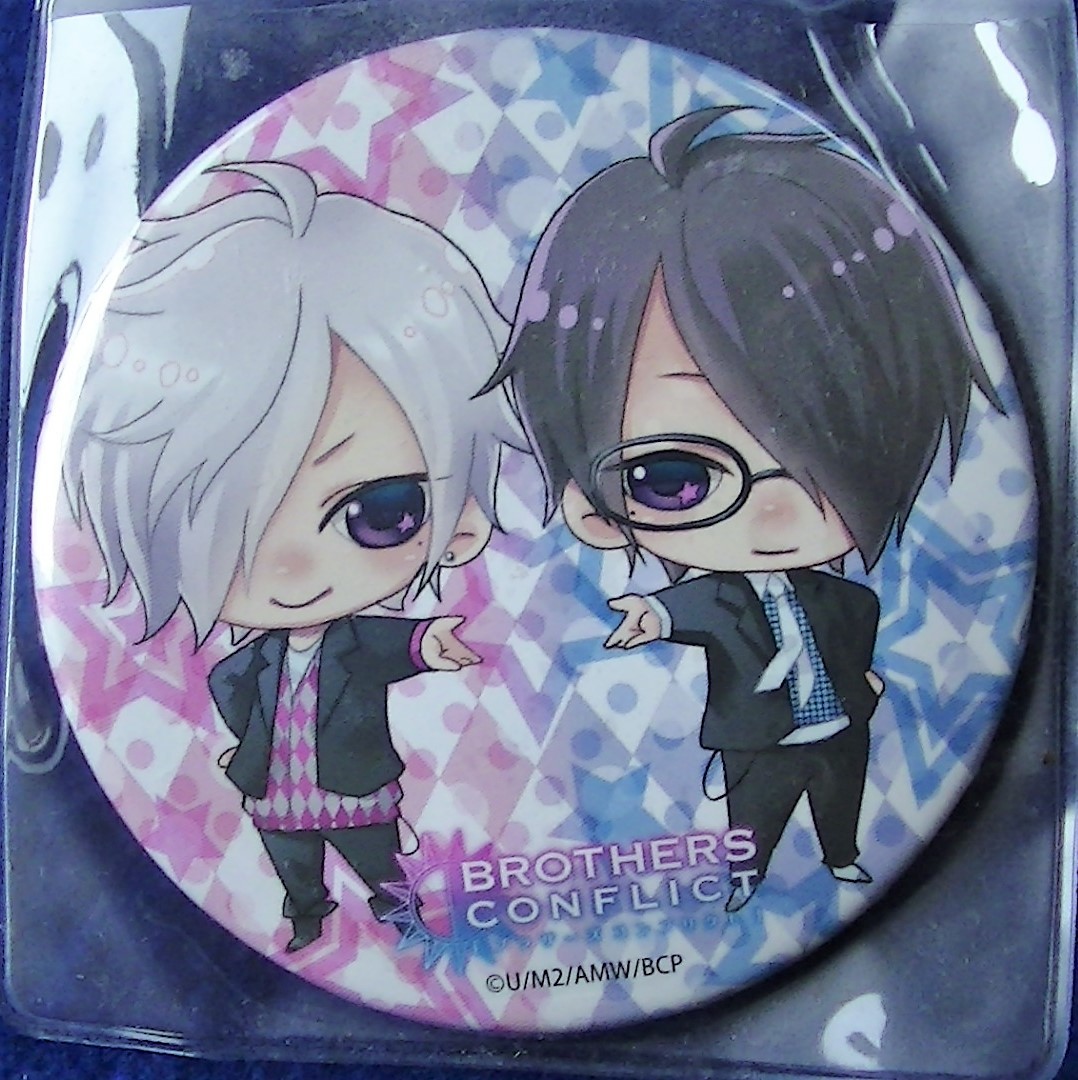 ヤフオク Brothers Conflict 缶ミラー 朝日奈 梓 椿 ブラ