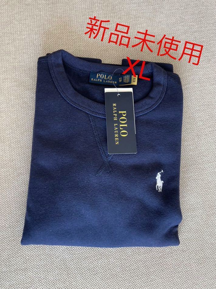  новый товар не использовался цена . имеется Polo Ralph Lauren. очень популярный Logo тренировочный футболка XL темно-синий обратная сторона ворсистый 